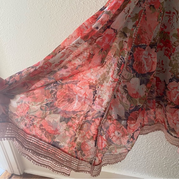 Anthropologie Ranna Gill Rose Bouquet Dress - Picture 4 of 6